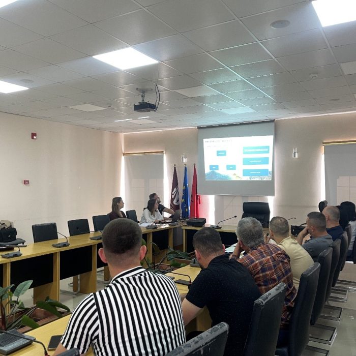 Training with the technical staff of Cërrik and Belsh municipalities