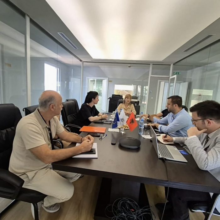 Meeting on the progress of the aerial photography project in Albania